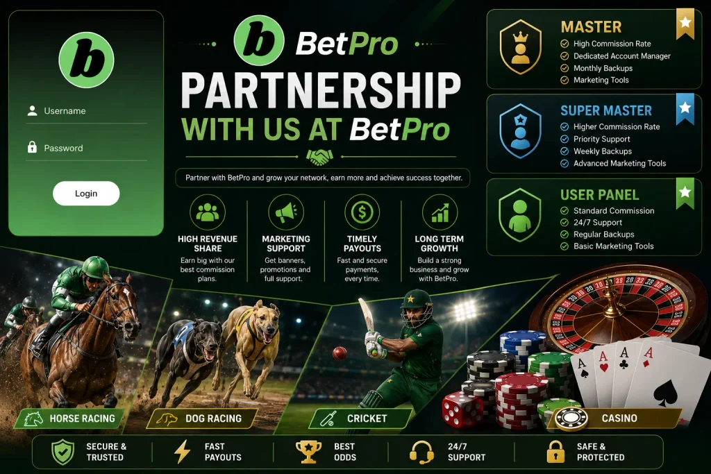 Partner with BetPro & BPExch, grow your network, and unlock powerful earning opportunities.