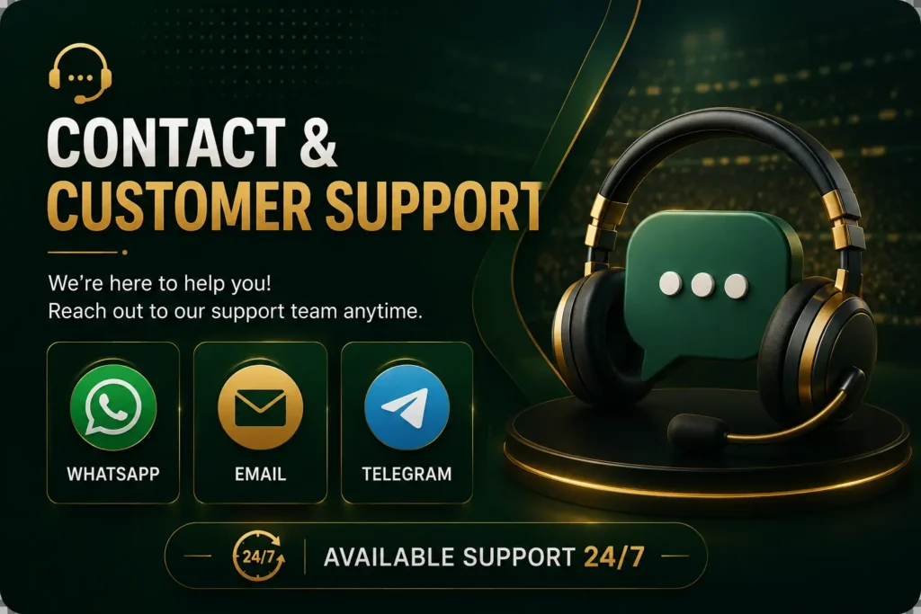 Contact & Customer Support