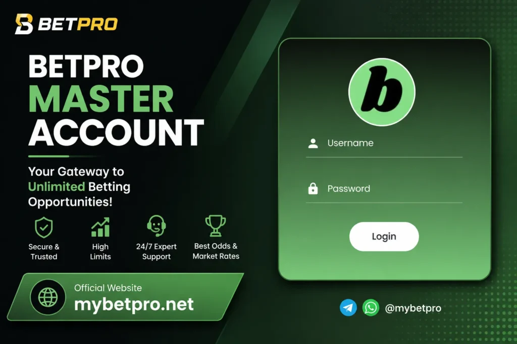 Master Account BetPro BPEXCH 